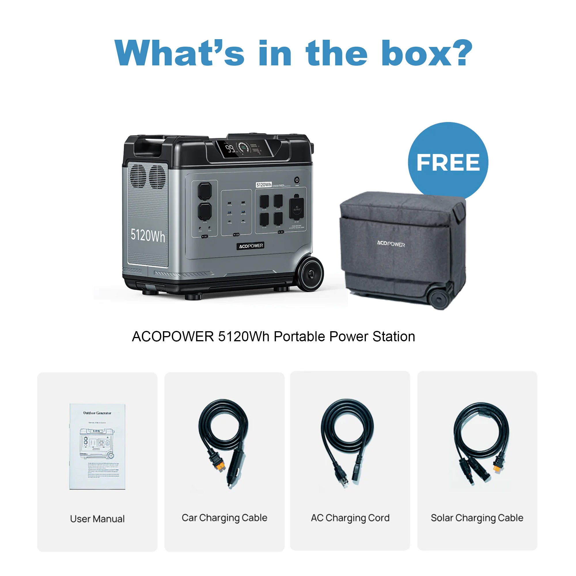 P5000 Portable Power Station 5120Wh/2200W P5000 Portable Power Station 5120Wh/2200W