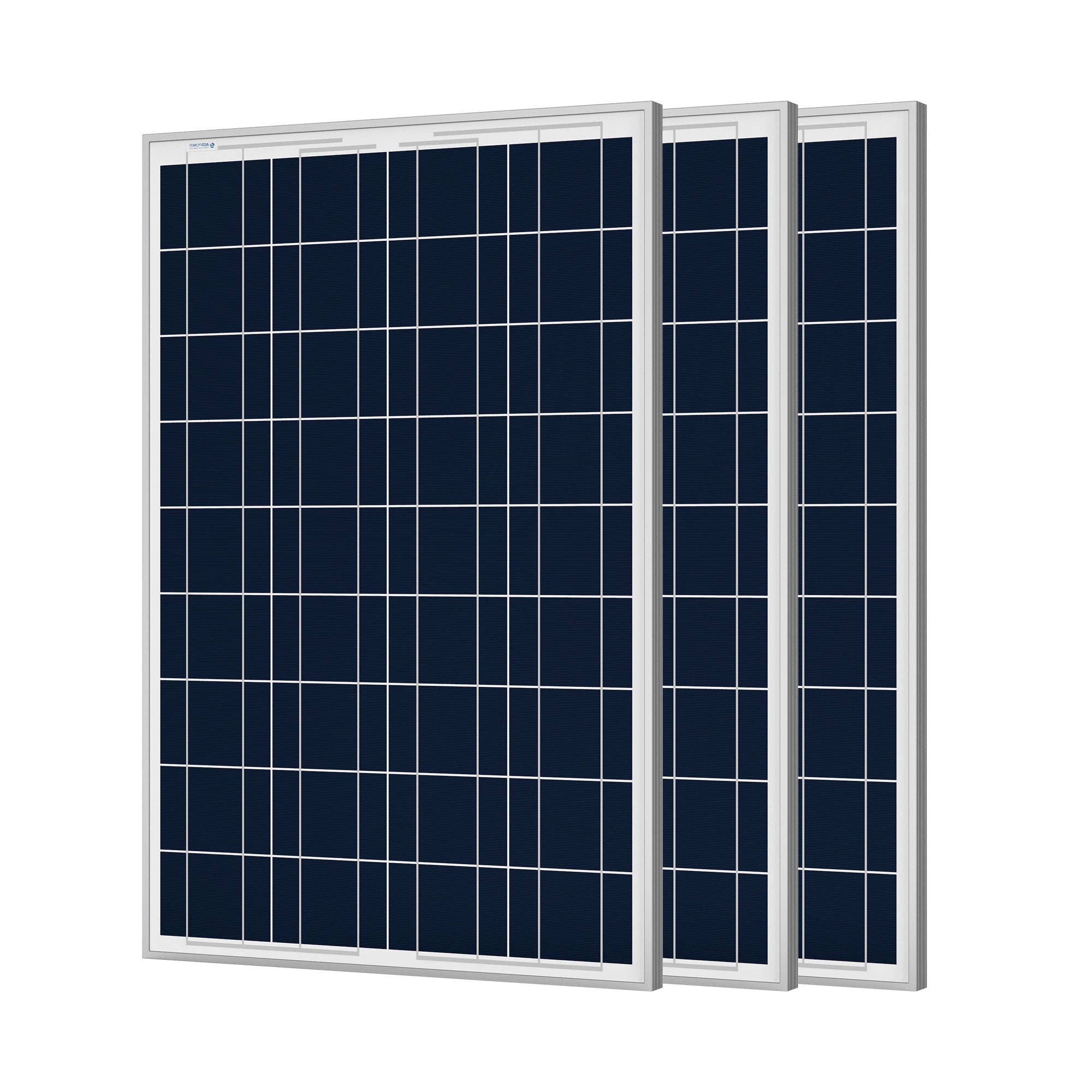 100W Polycrystalline Solar Panel for 12 Volt Battery Charging