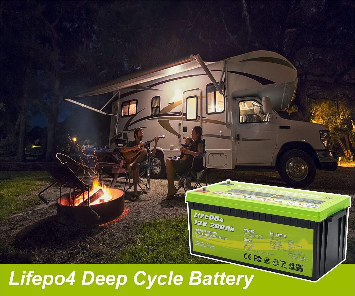 12V 200Ah LiFePO4 Deep Cycle Lithium Battery