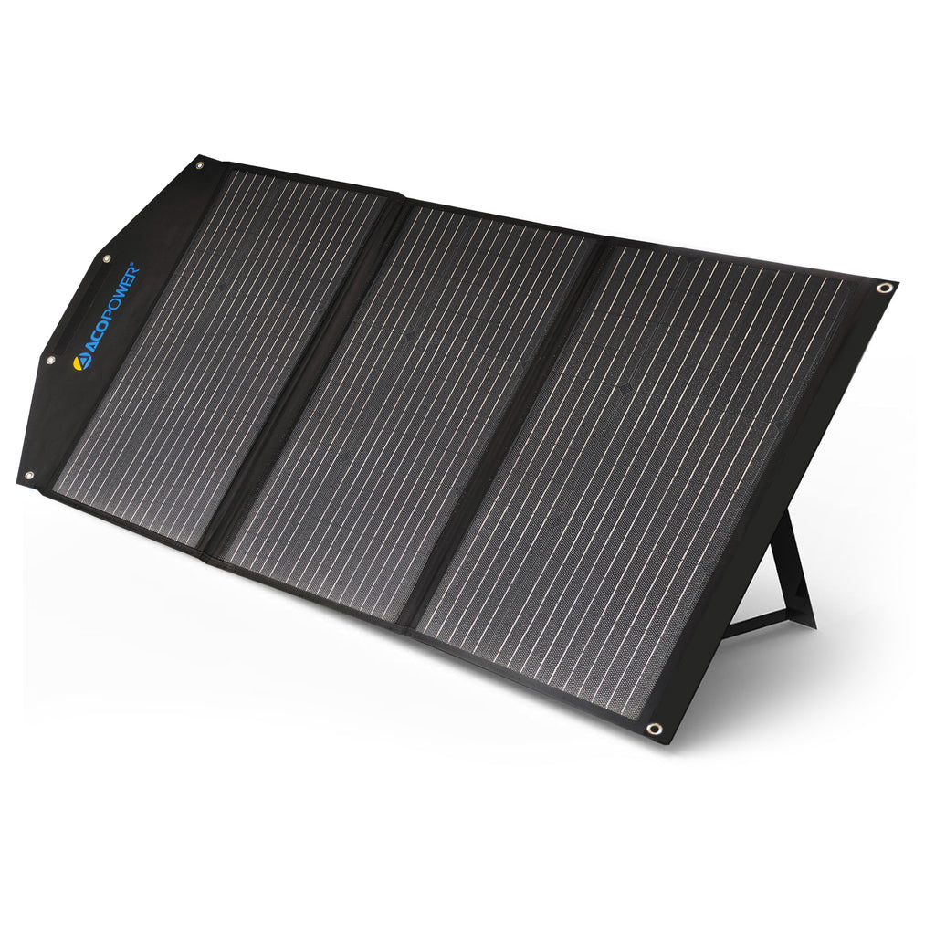 ACOPower Foldable Solar Panel Kit Suitcase --- 90W, 120W – ACOPOWER