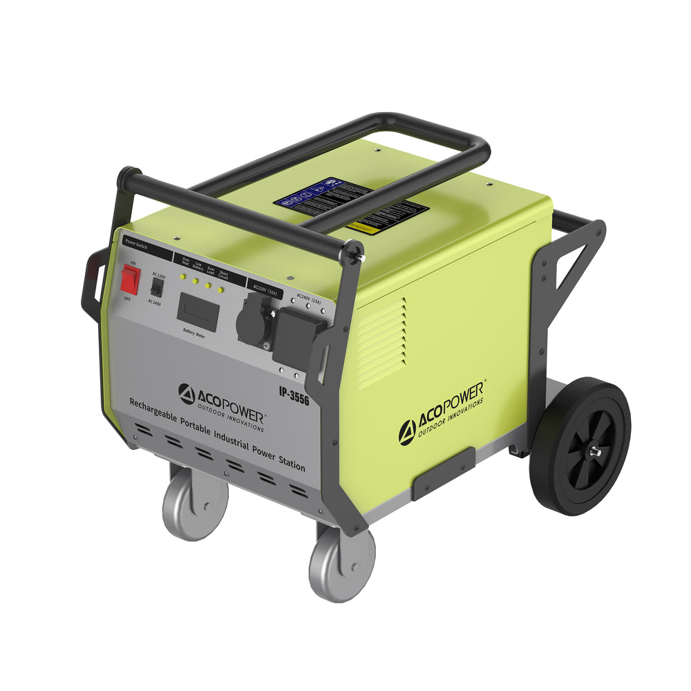 ACOPOWER IP-3556 Rechargeable Portable Industrial Power Station Battery Supply Battery Generator