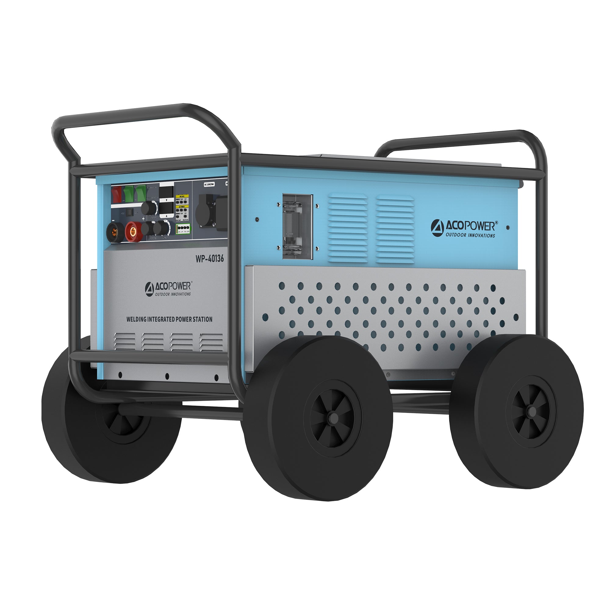 ACOPOWER WP-40136 Rechargeable Portable Welding Integrated Power Station Battery Supply High Output Battery Generator