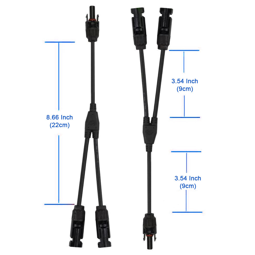 ACOPOWER 12V  Poly Solar RV Kits + MPPT / PWM Charge Controller
