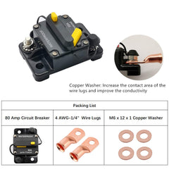 ACOPOWER 80 Amp Circuit Breaker