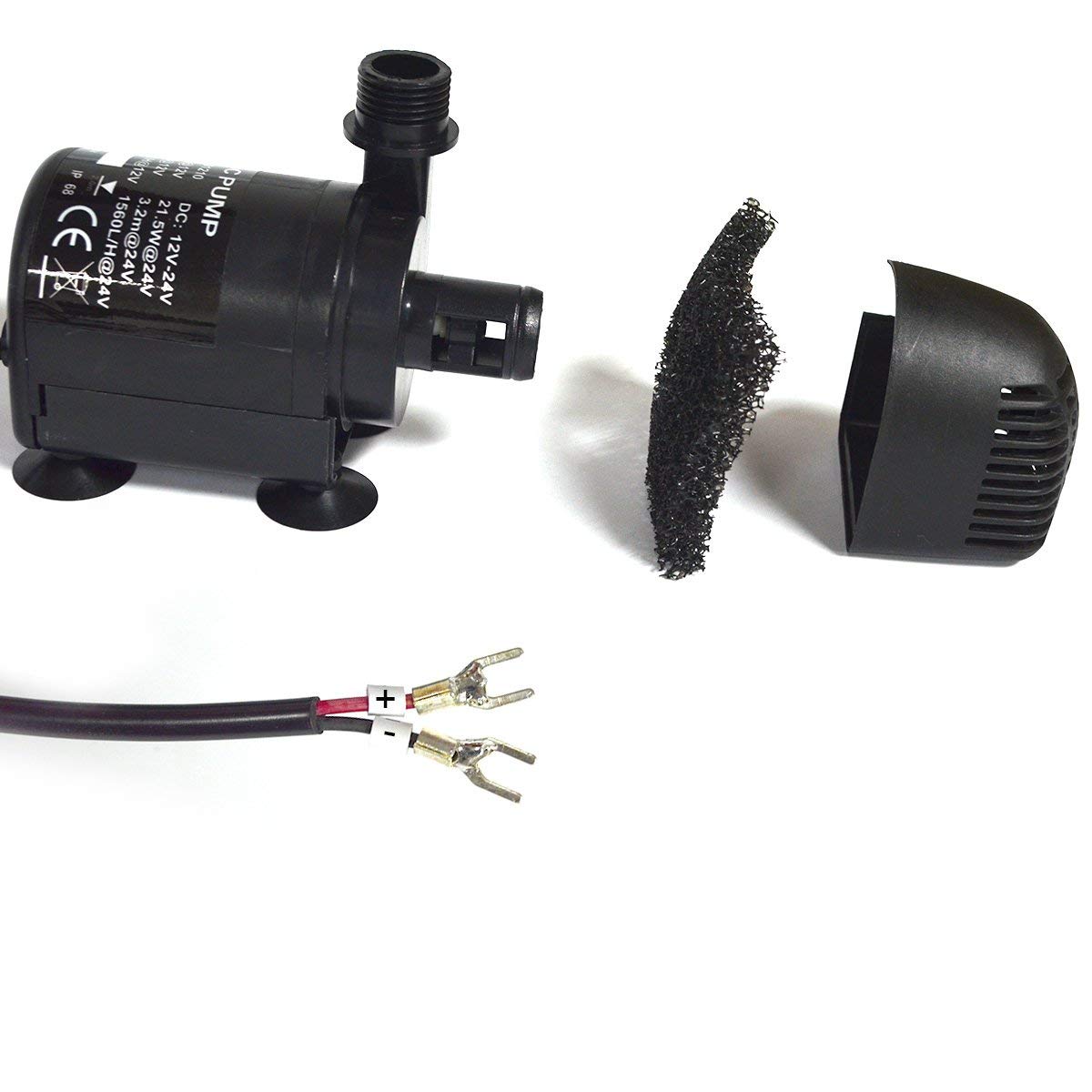 Solar Water Pump Kit-410GPH Submersible Pump and 20W Solar Panel