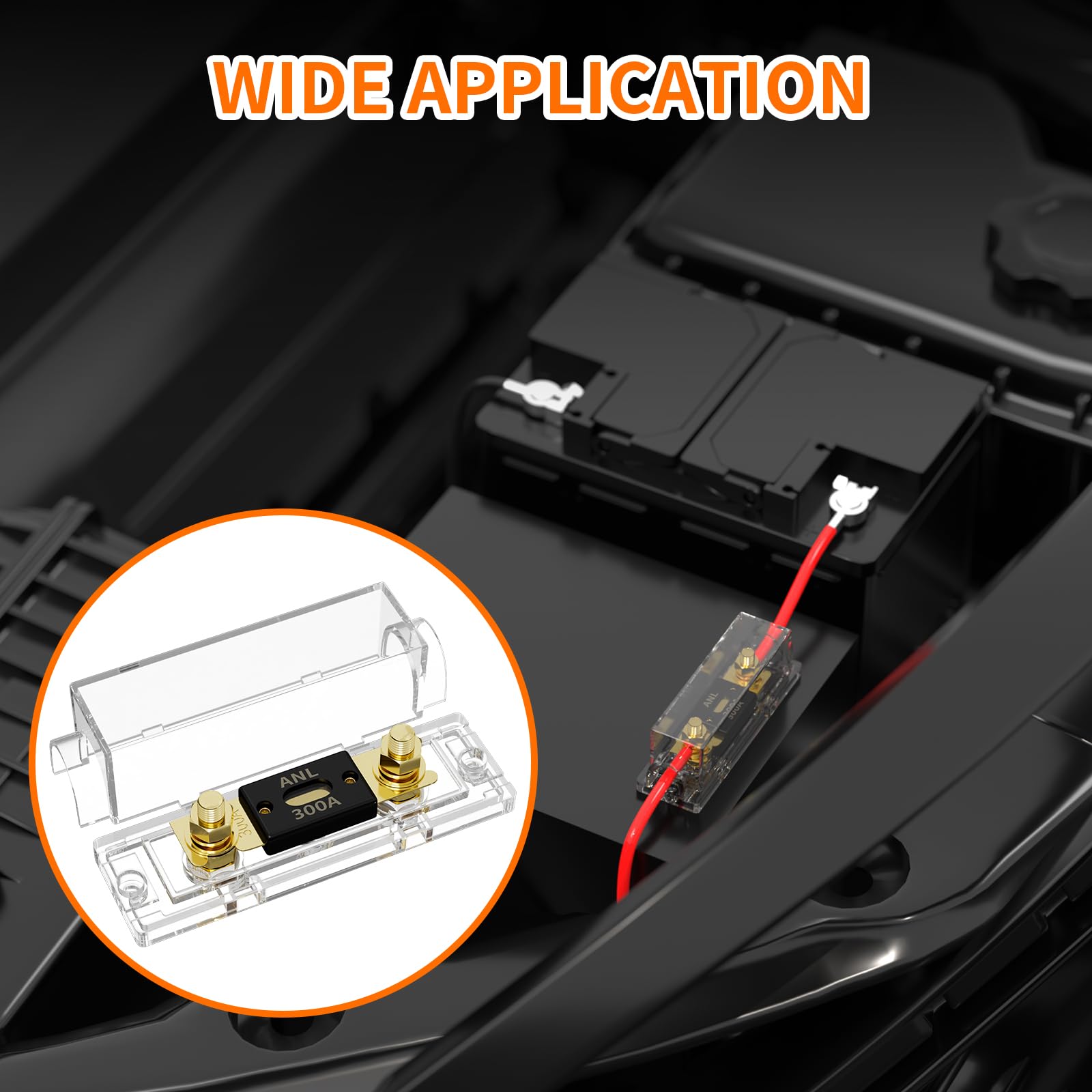 ACOPOWER 300 Amp ANL Fuse Holder