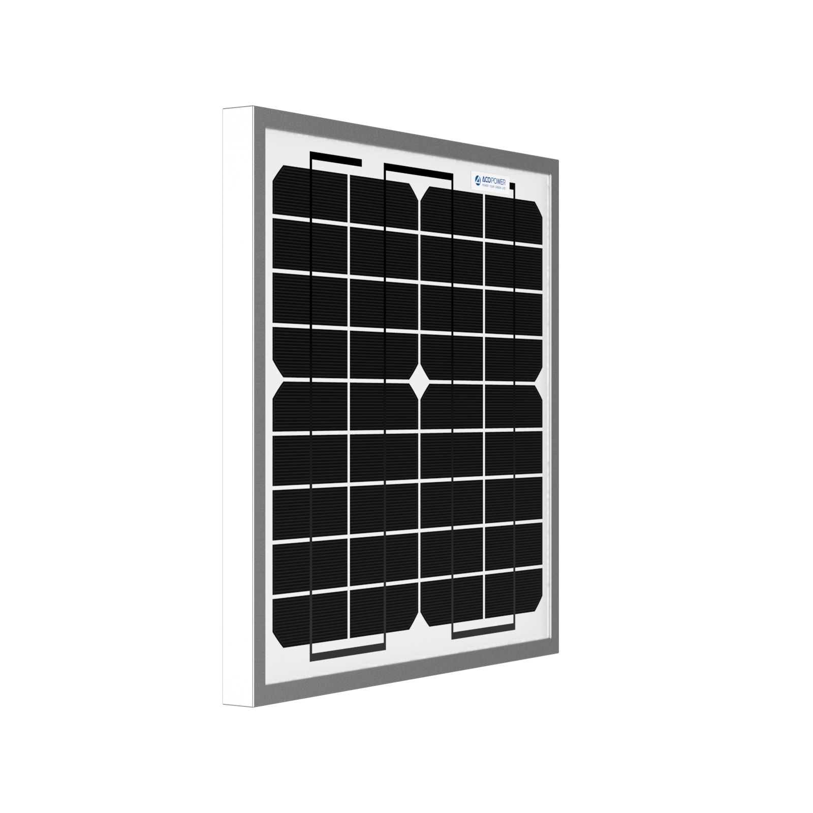 ACOPower 10W Mono Solar Panel for 12V Battery Charging RV Boat, Off Grid