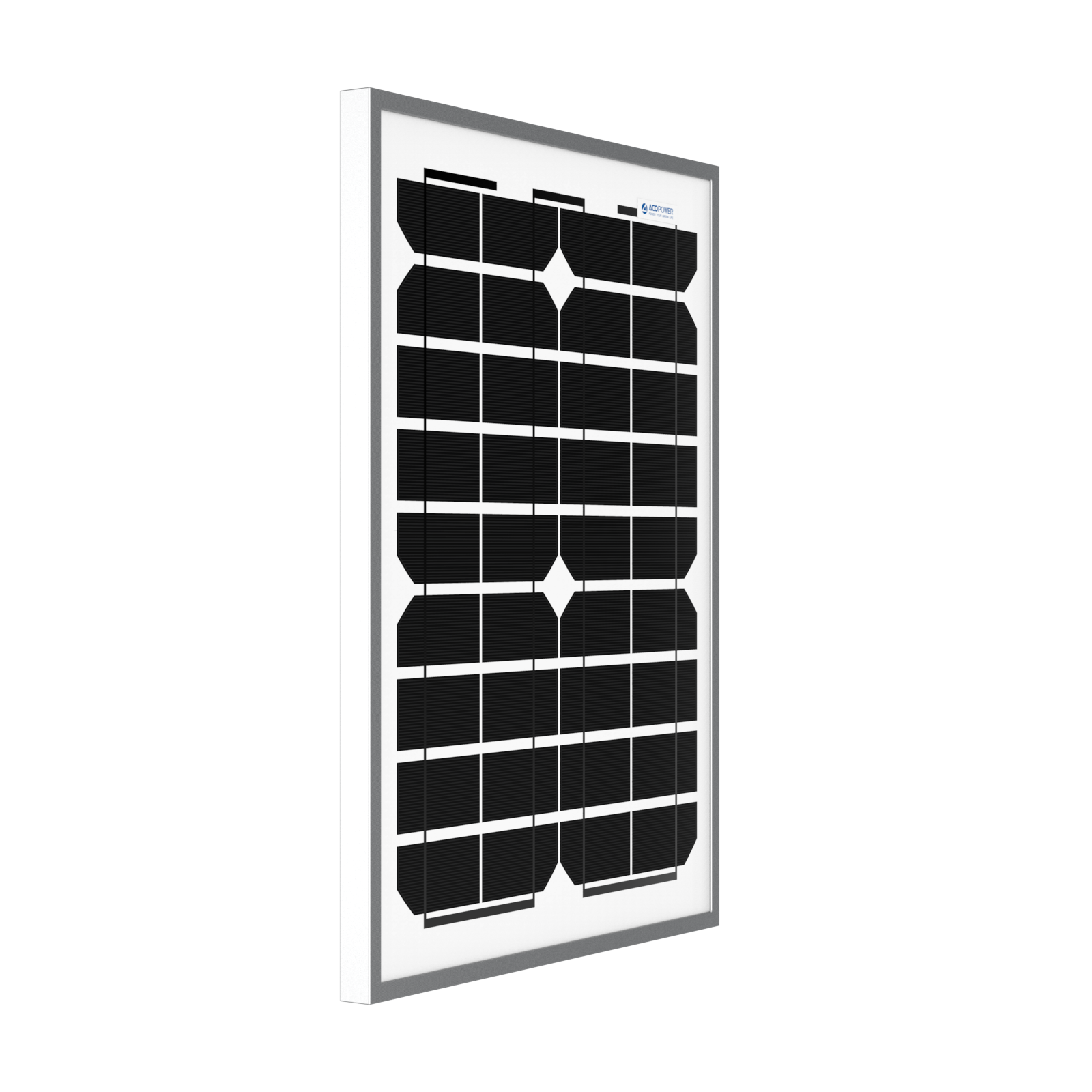 ACOPower 20 Watt Mono Solar Panel for 12 V Battery Charging, Off Grid