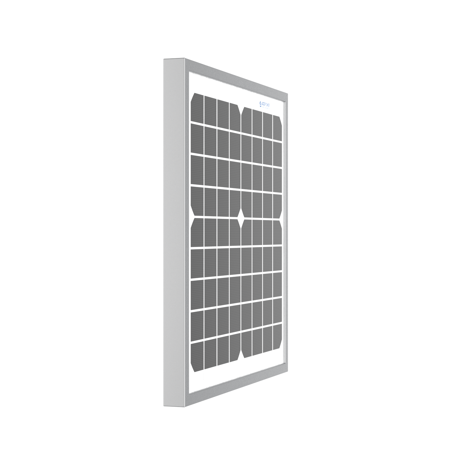 12v 10w Solar Panel Monocrystalline 355x252. 5yr Component Warranty