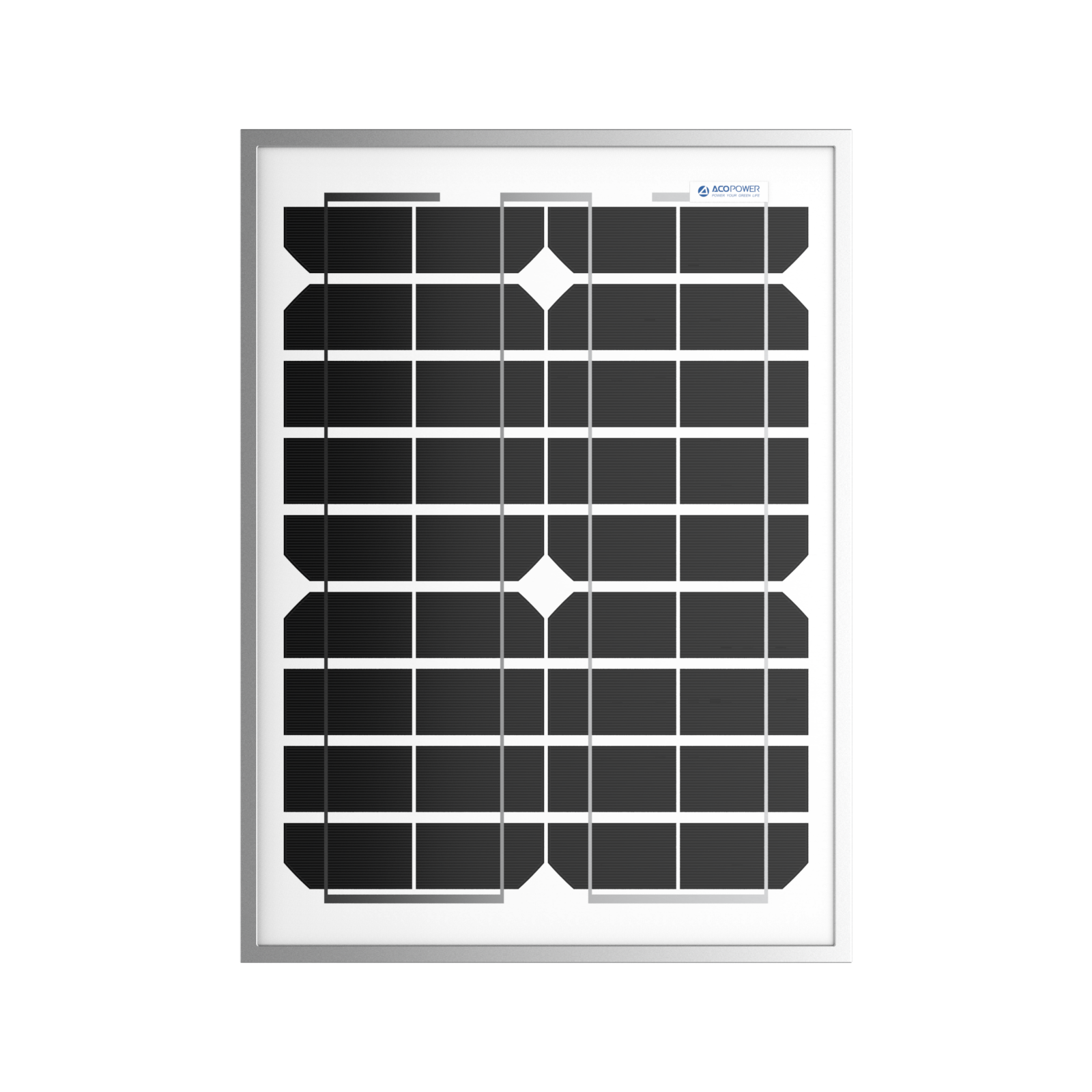 ACOPower 20 Watt Mono Solar Panel for 12 V Battery Charging, Off Grid