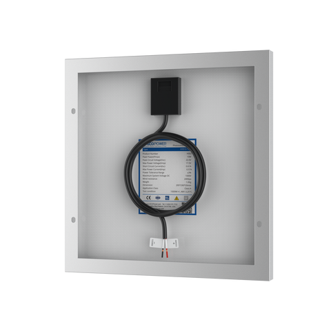10 Watt 12 Volt Monocrystalline Solar Panel