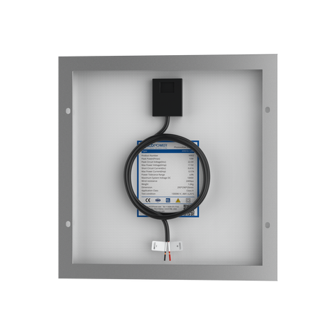 10 Watt 12 Volt Monocrystalline Solar Panel