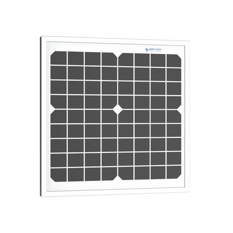 10 Watt 12 Volt Monocrystalline Solar Panel