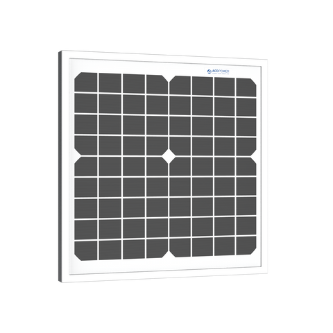10 Watt 12 Volt Monocrystalline Solar Panel