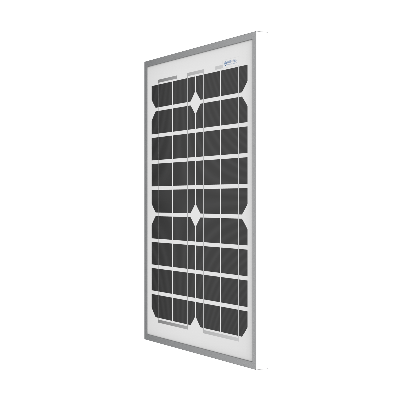 Placa Solar Monocristalina 12V