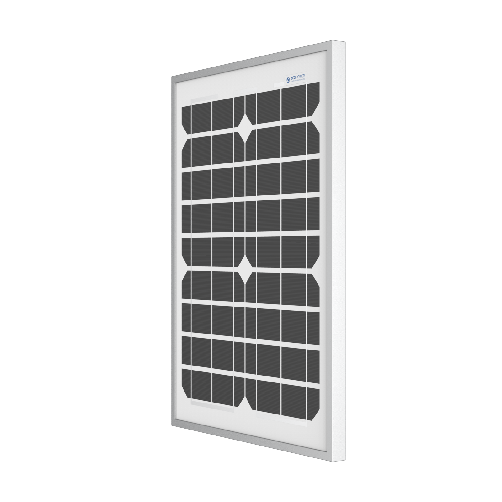 ACOPower 20 Watt Mono Solar Panel for 12 V Battery Charging, Off Grid