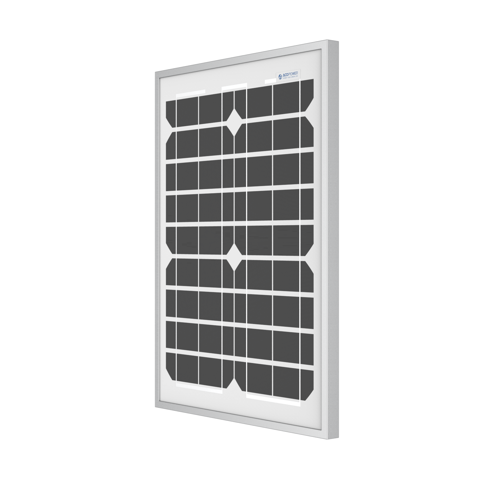 ACOPower 20 Watt Mono Solar Panel for 12 V Battery Charging, Off Grid