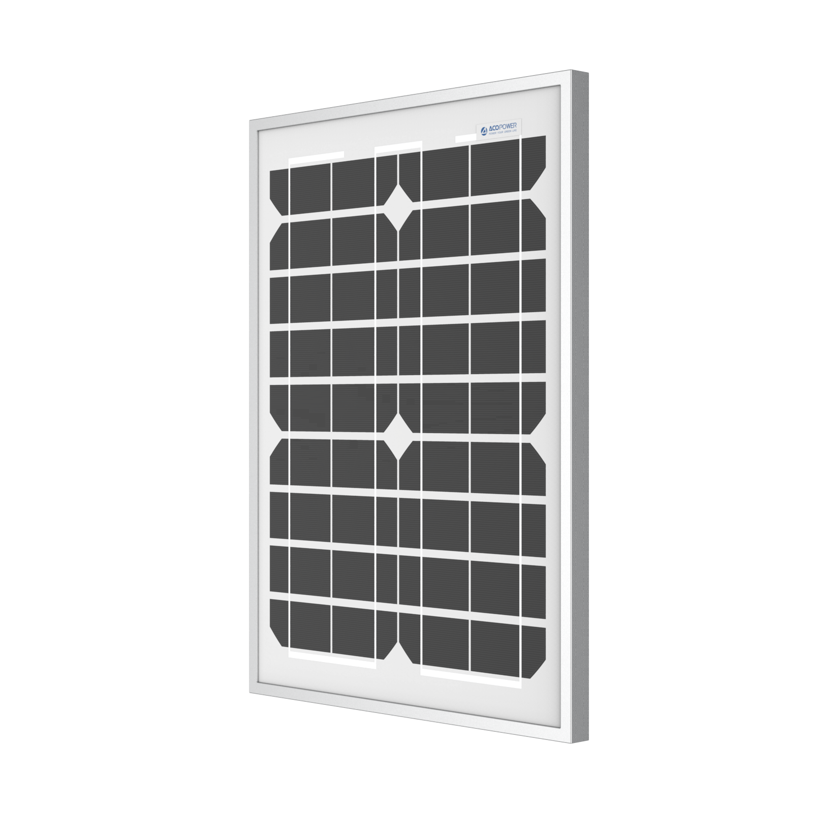 ACOPower 20 Watt Mono Solar Panel for 12 V Battery Charging, Off Grid