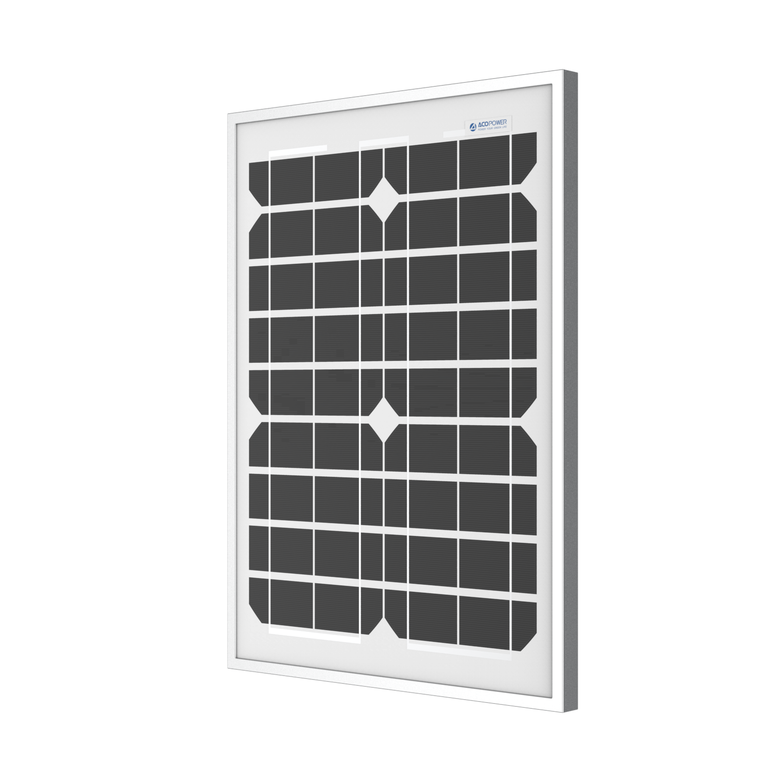 ACOPower 20 Watt Mono Solar Panel for 12 V Battery Charging, Off Grid