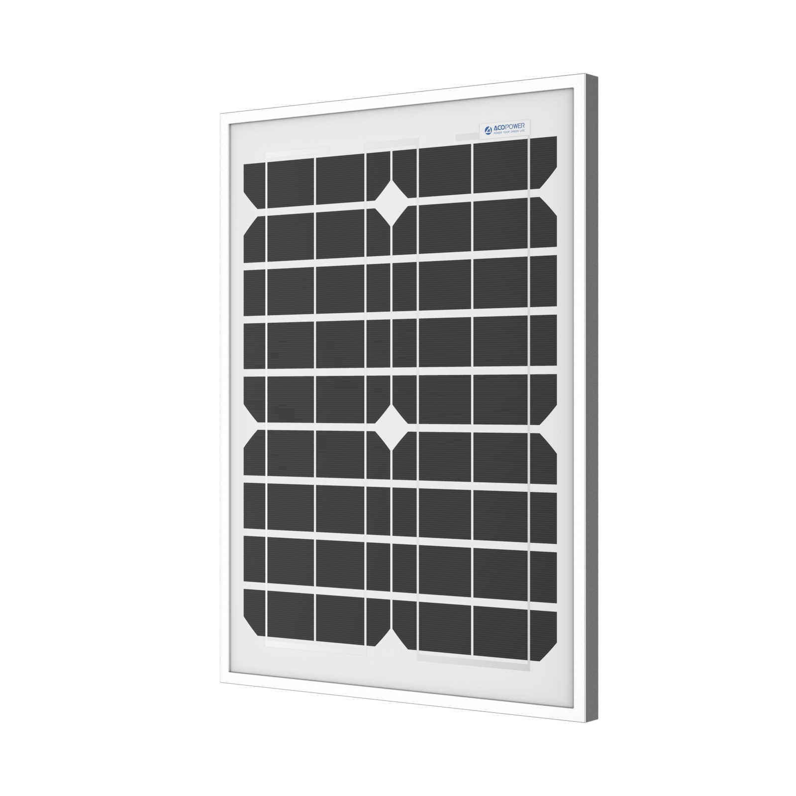 ACOPower 20 Watt Mono Solar Panel for 12 V Battery Charging, Off Grid