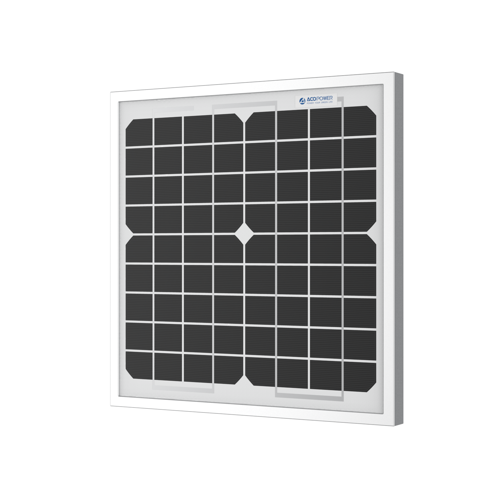 ACOPower 10W Mono Solar Panel for 12V Battery Charging RV Boat, Off Grid