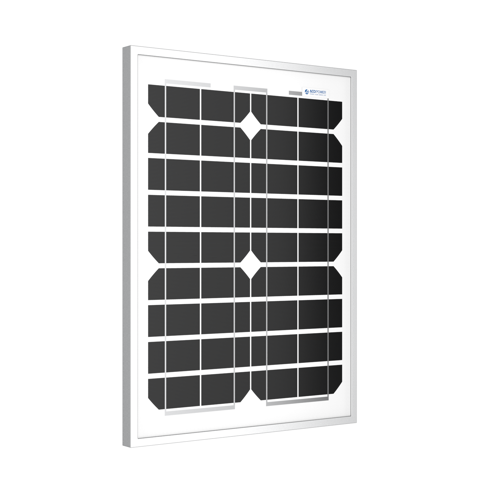 ACOPower 20 Watt Mono Solar Panel for 12 V Battery Charging, Off Grid