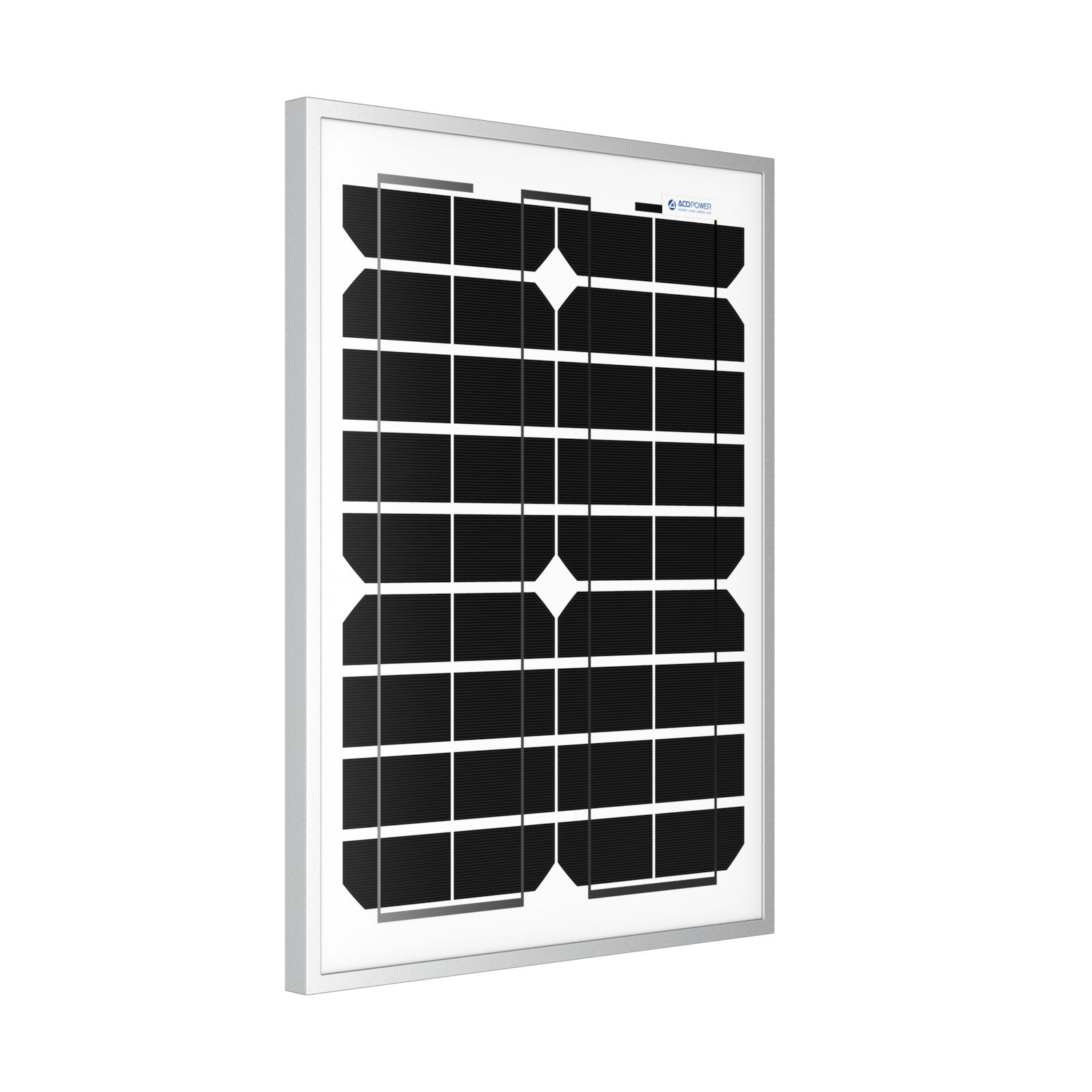 ACOPower 20 Watt Mono Solar Panel for 12 V Battery Charging, Off Grid