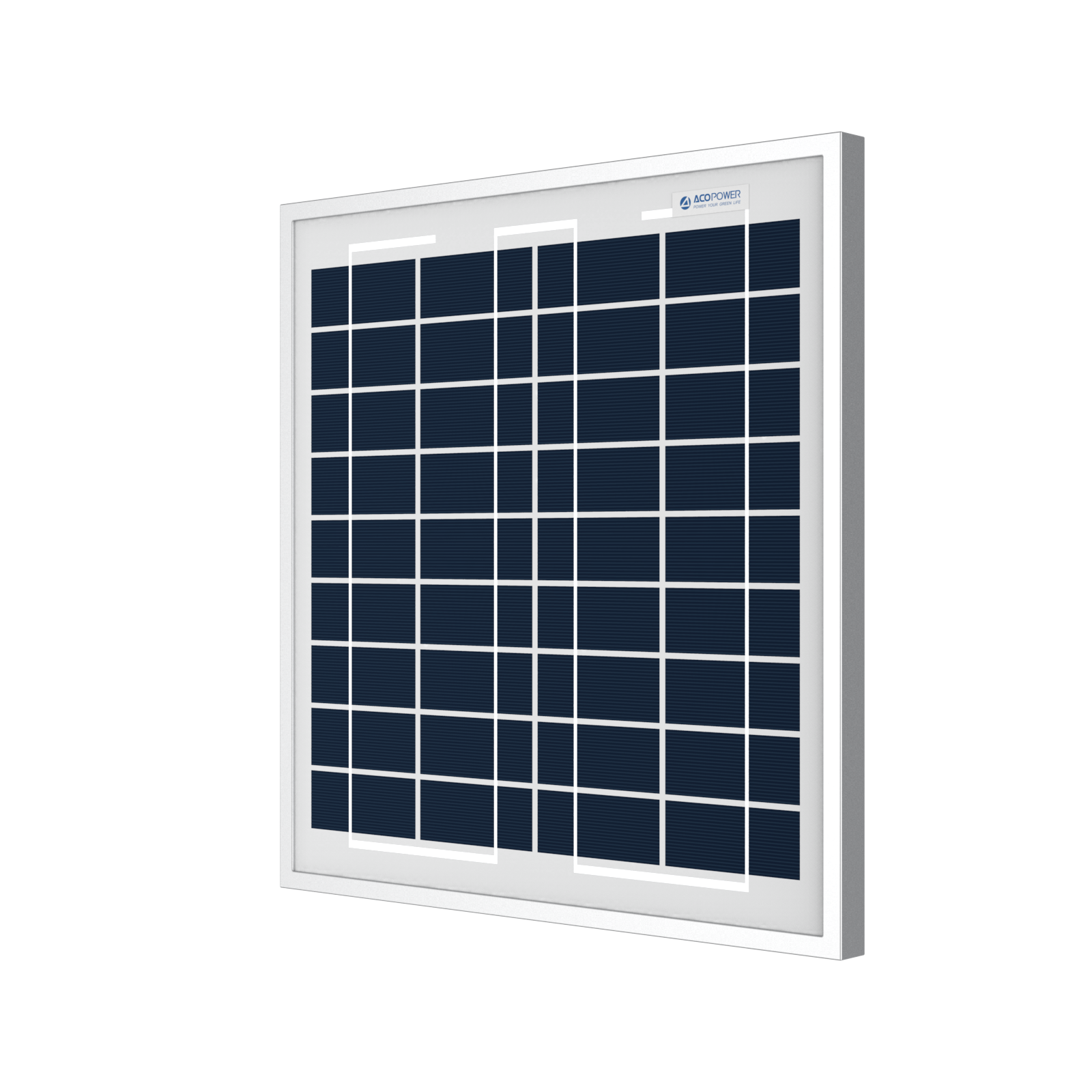 ACOPower 15W Polycrystalline Solar Panel for 12 Volt Battery Charging