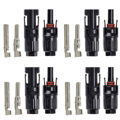 4 Pairs Male/Female Solar Connectors