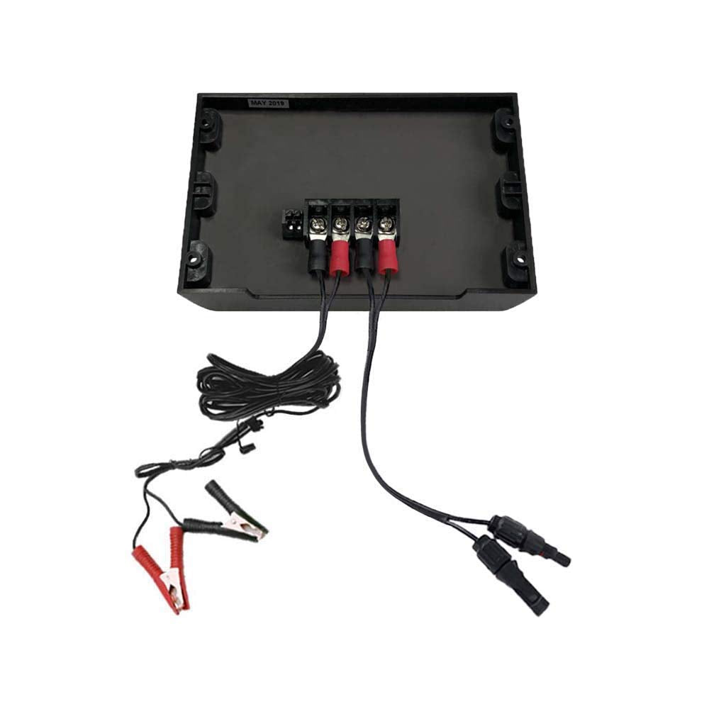 ACOPOWER Waterproof ProteusX 20A PWM Solar Charge Controller with Alligator Clips and MC4 Connectors - acopower