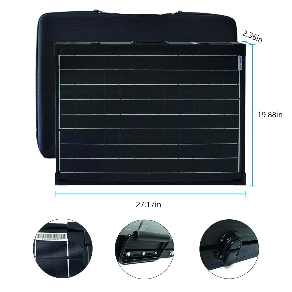 ACOPower PTP 100W Portable Solar Panel Expansion Briefcase