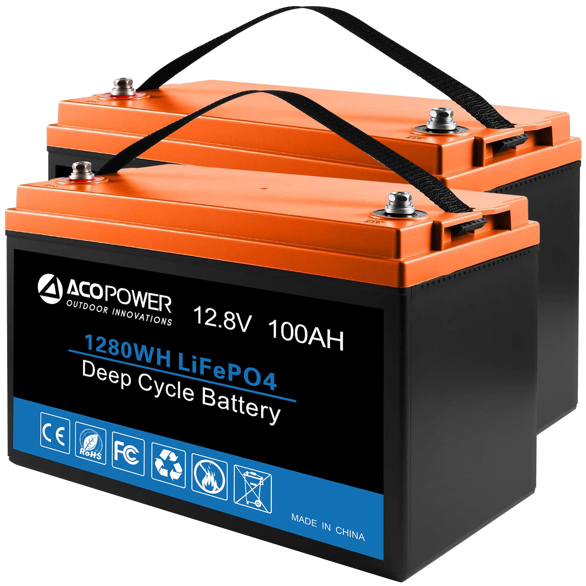 ACOPOWER Lithium Battery Mono Solar Power Complete System with Battery