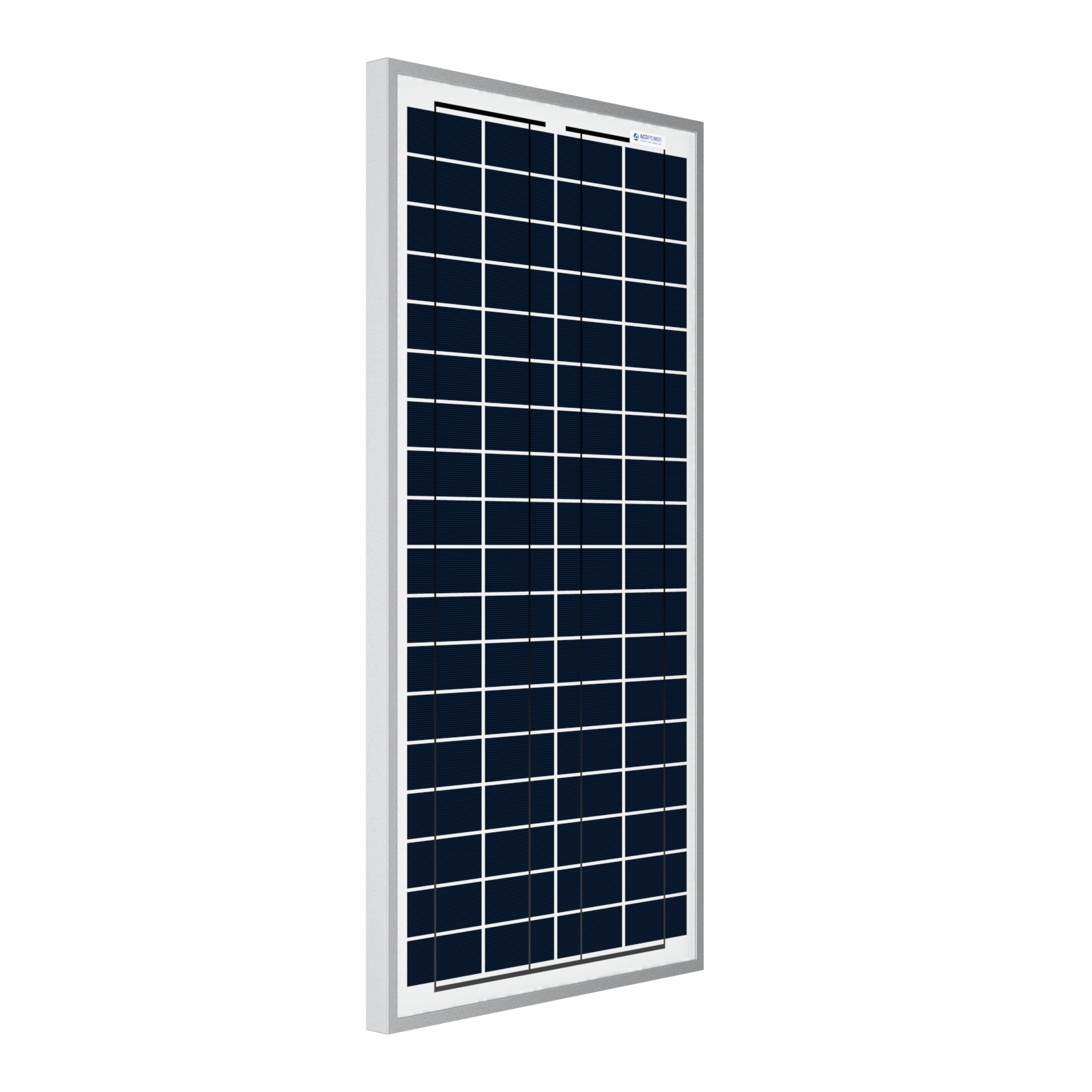 ACOPower 35 Watts Poly Solar Panel Module for 12 Volt Battery Charging