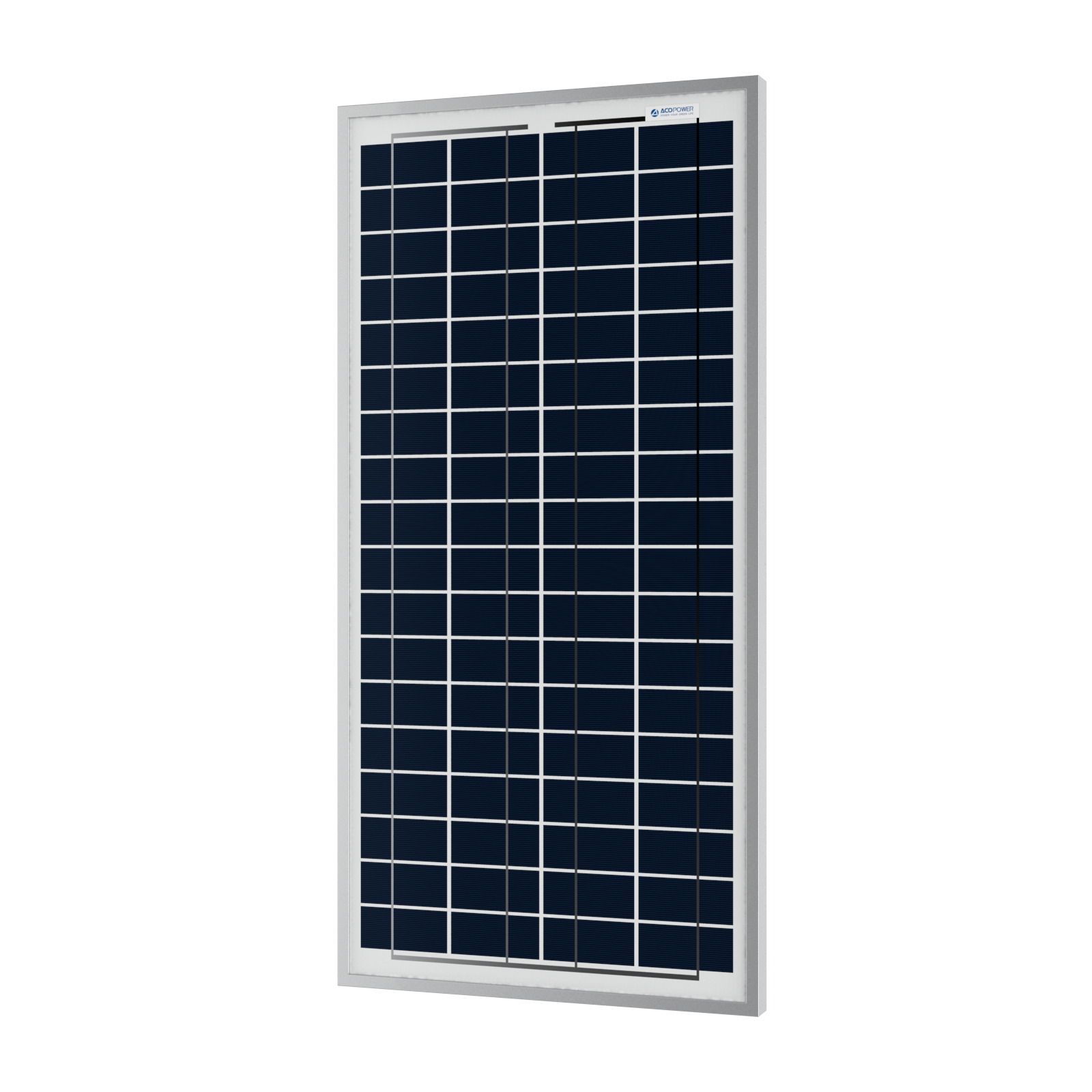 ACOPower 35 Watts Poly Solar Panel Module for 12 Volt Battery Charging