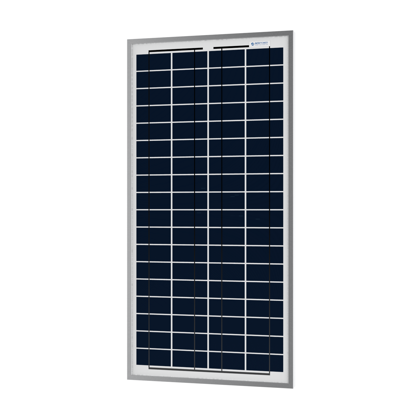 ACOPower 35 Watts Poly Solar Panel Module for 12 Volt Battery Charging