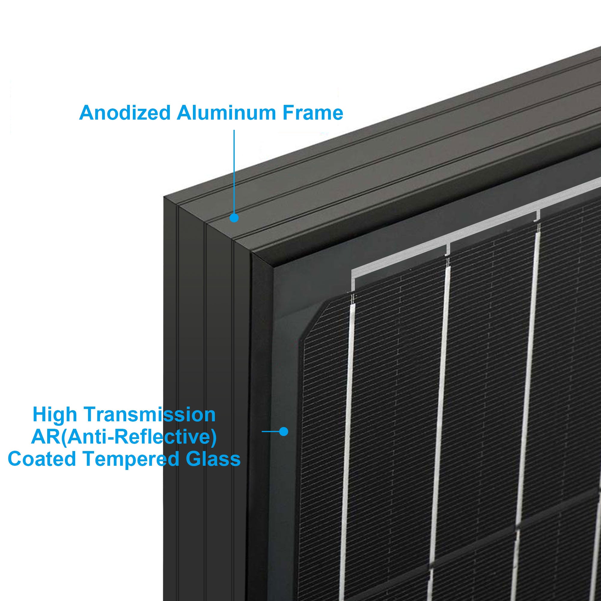ACOPOWER 100 Watts Monocrystalline Solar Panel