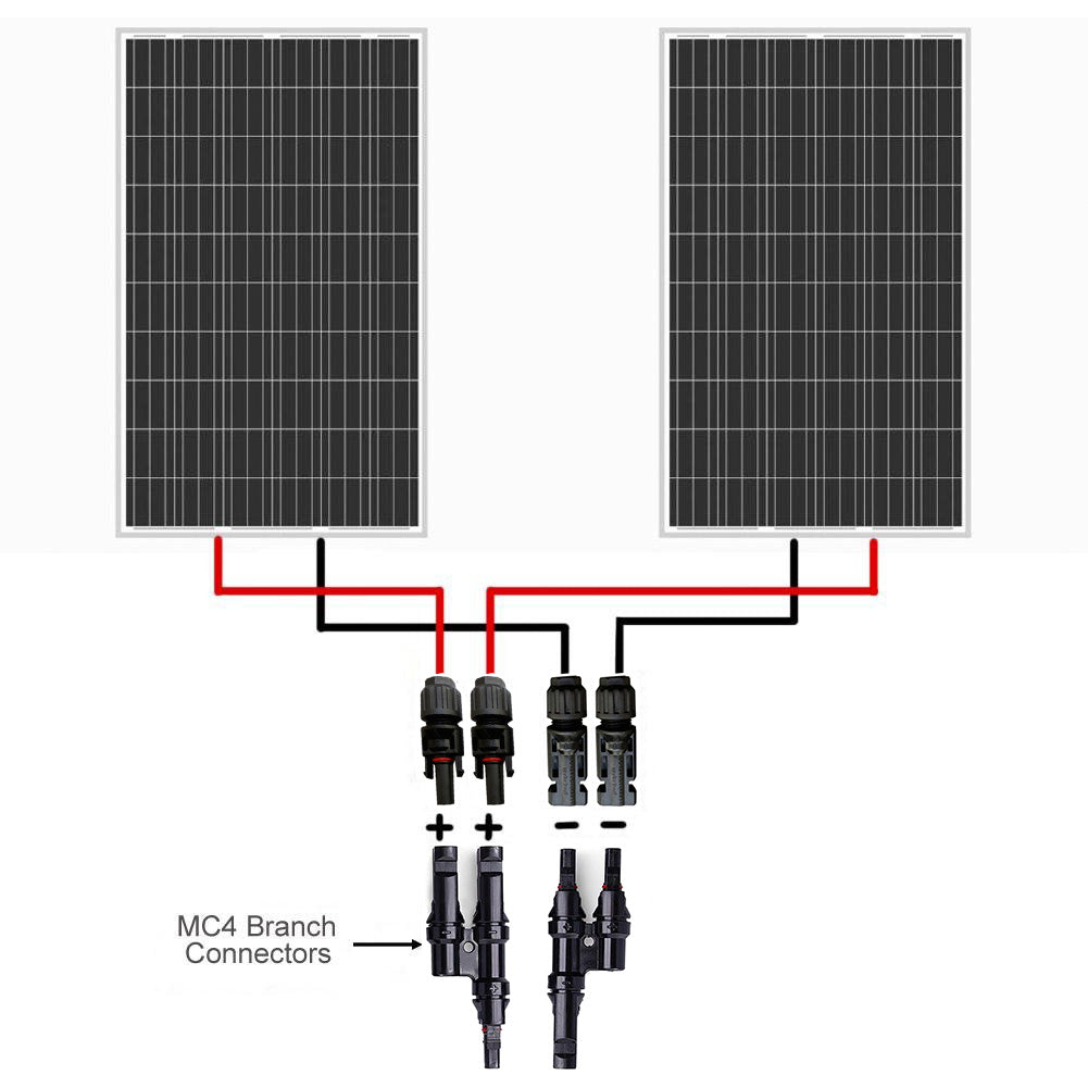 ACOPWER 1 Pair Solar Panel PV T/Y Connectors