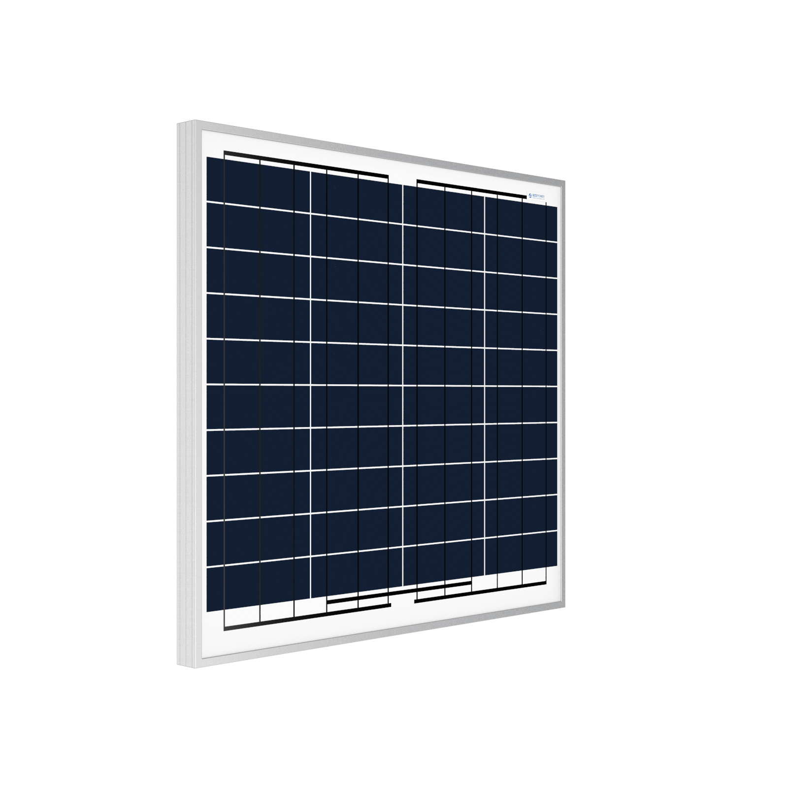 ACOPOWER 60 Watts Poly Solar Panel, 12V