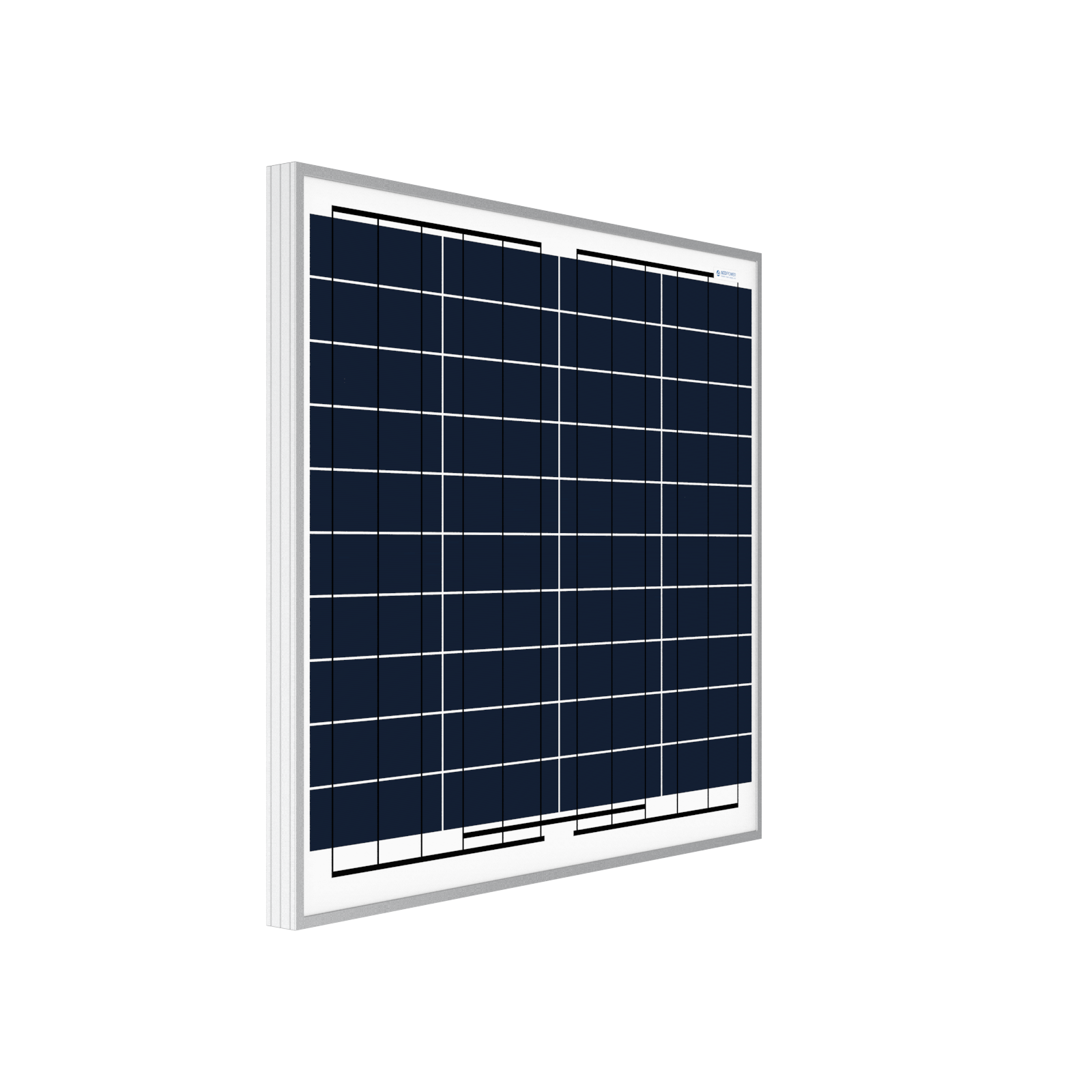 ACOPOWER 60 Watts Poly Solar Panel, 12V