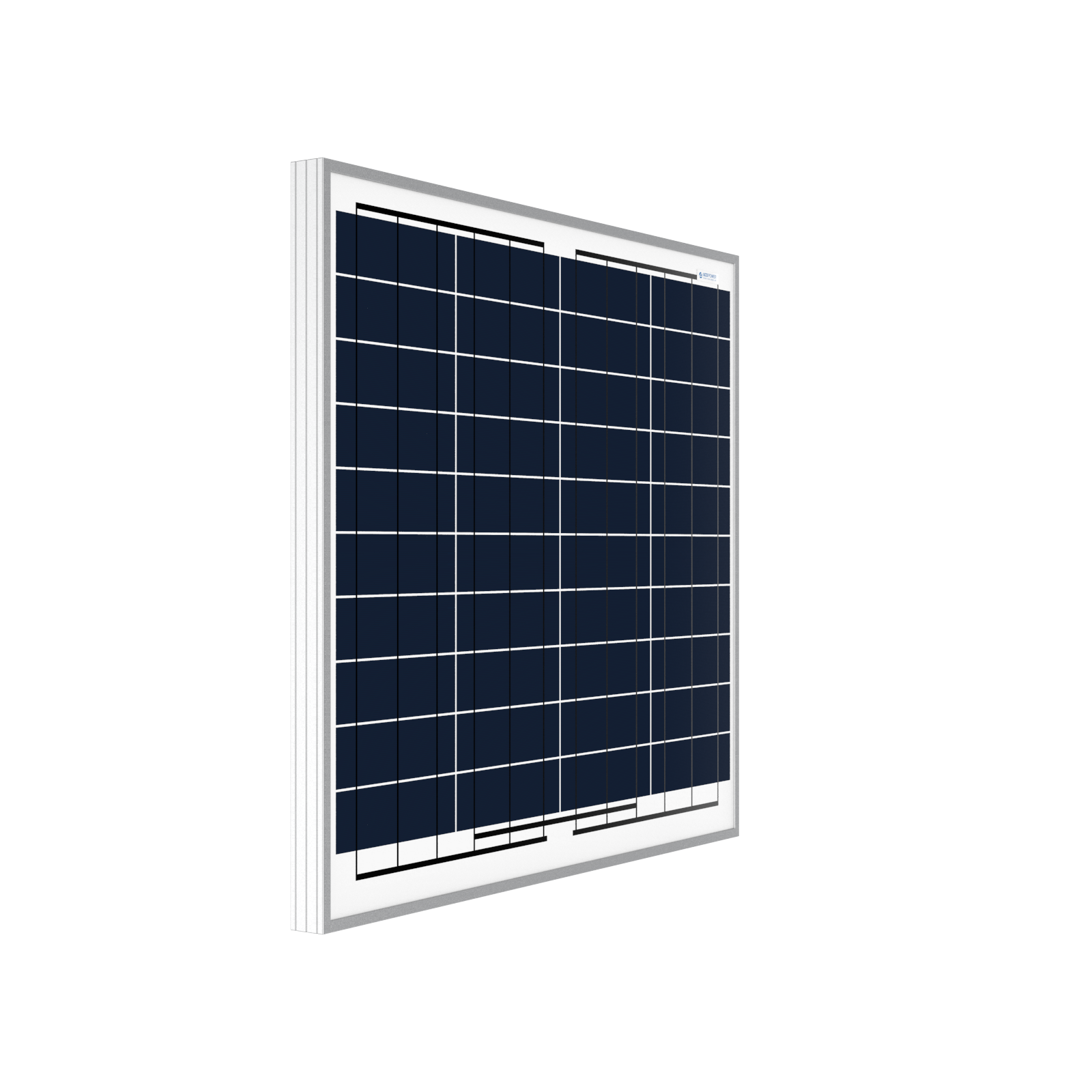 ACOPOWER 60 Watts Poly Solar Panel, 12V