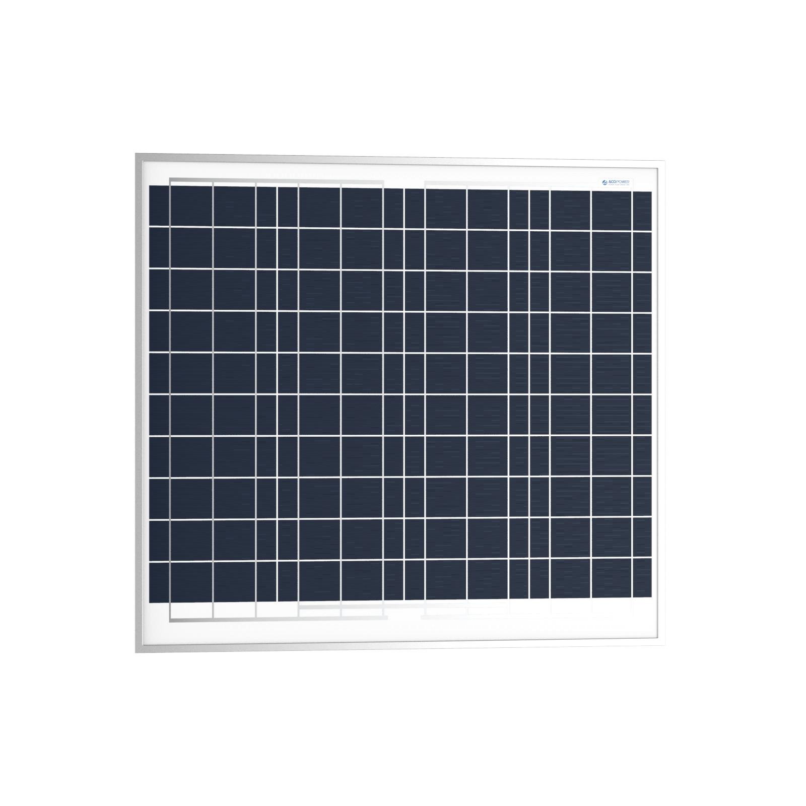 ACOPOWER 60 Watts Poly Solar Panel, 12V