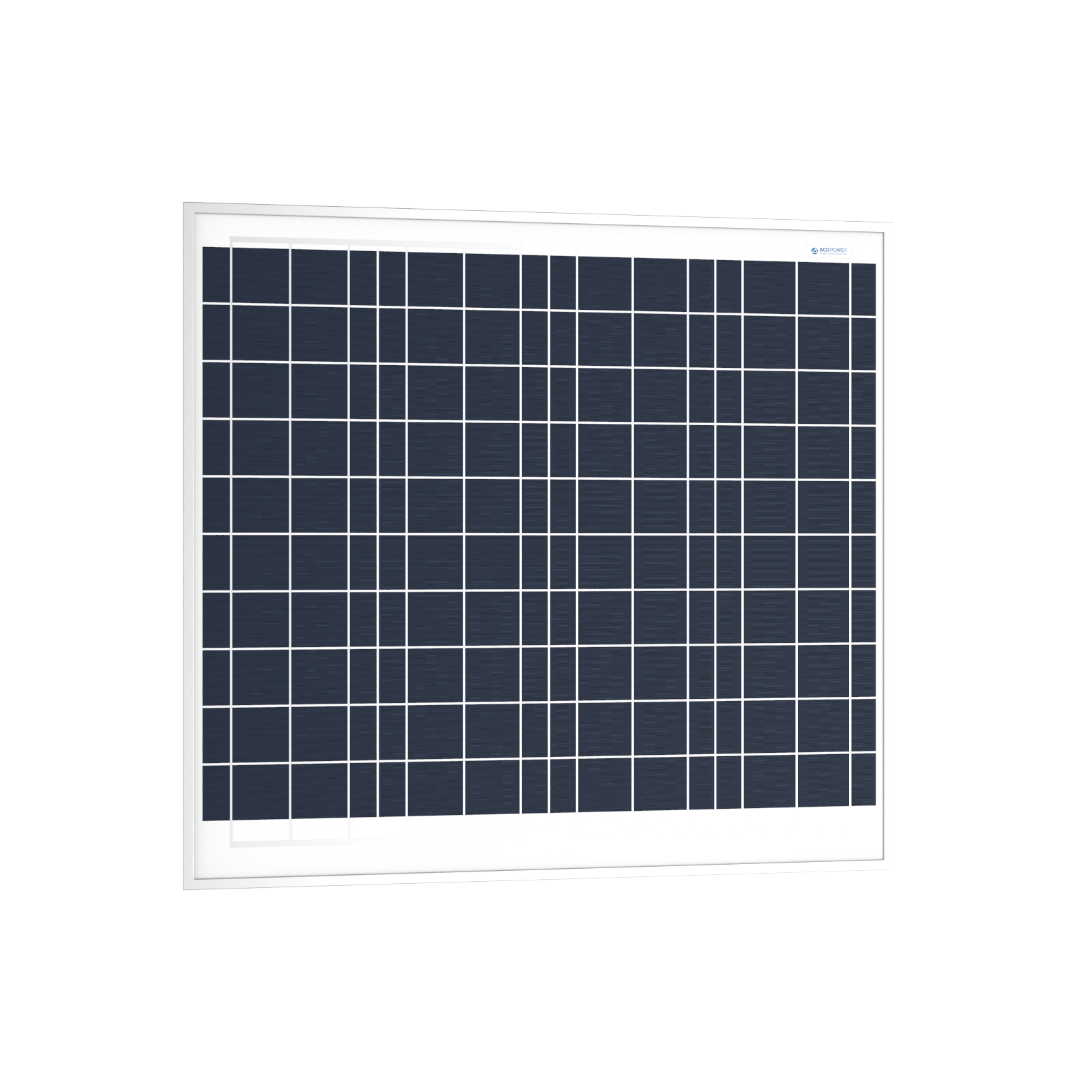 ACOPOWER 60 Watts Poly Solar Panel, 12V