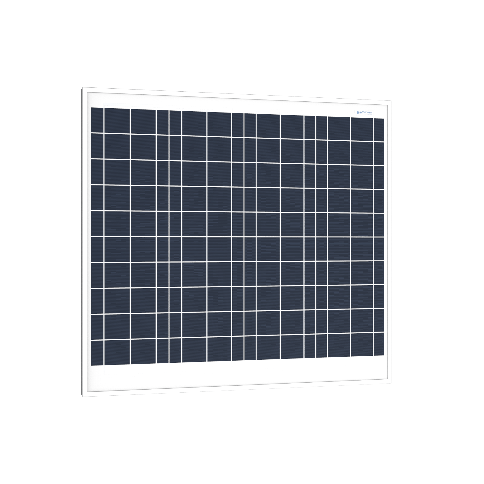 ACOPOWER 60 Watts Poly Solar Panel, 12V