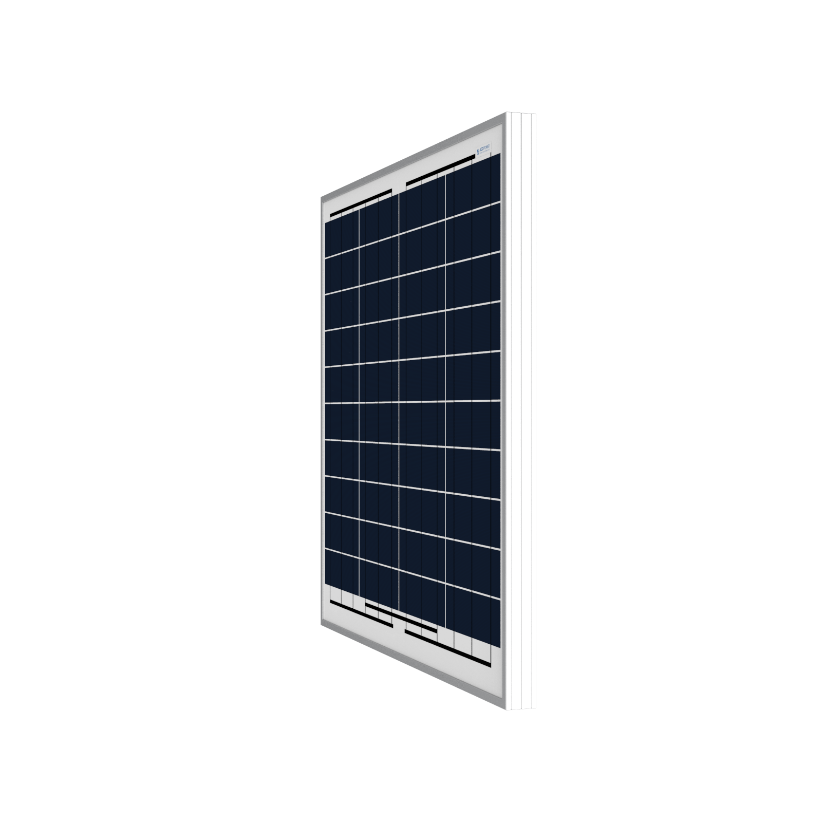 ACOPOWER 60 Watts Poly Solar Panel, 12V