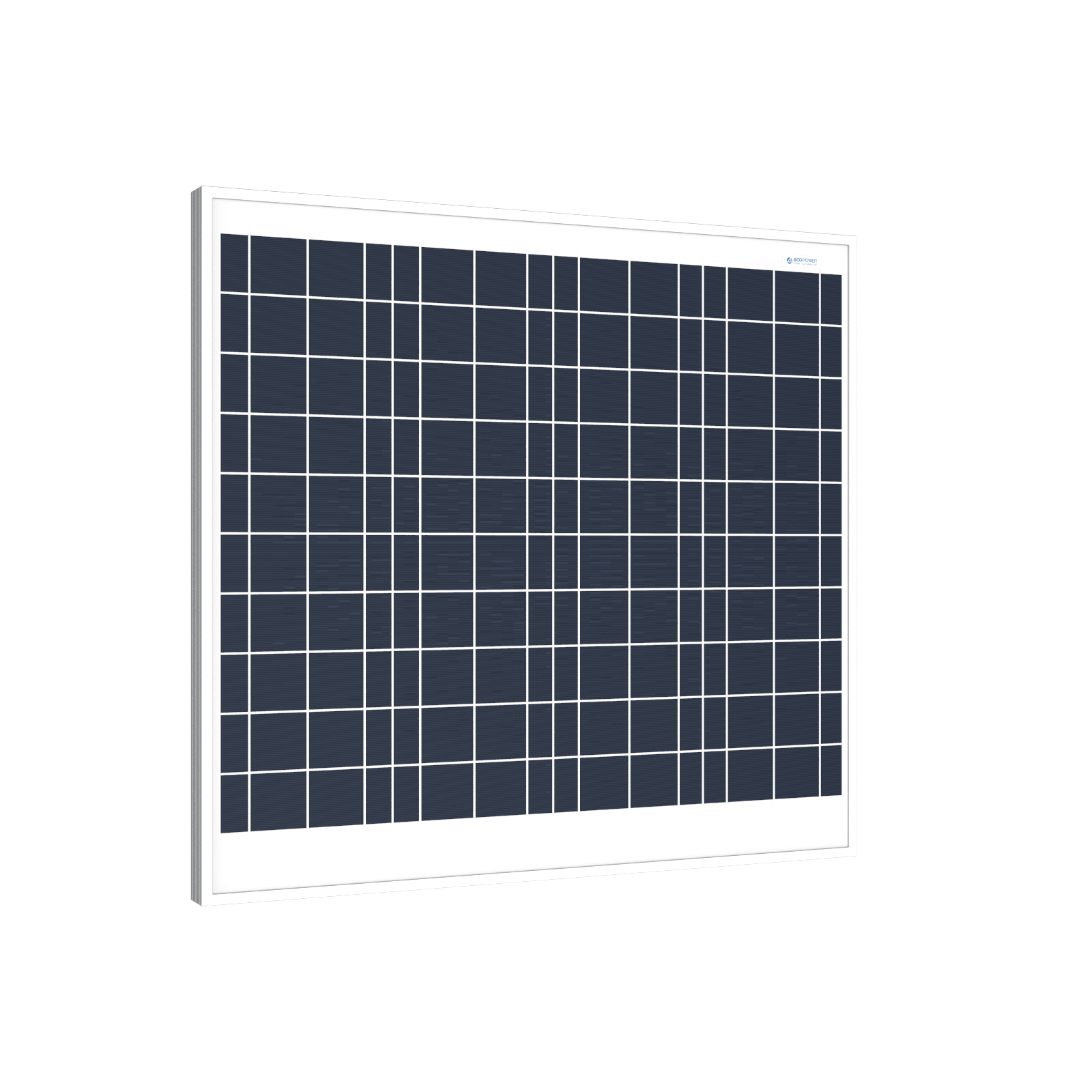 ACOPOWER 60 Watts Polycrystalline Solar Panel, 12V