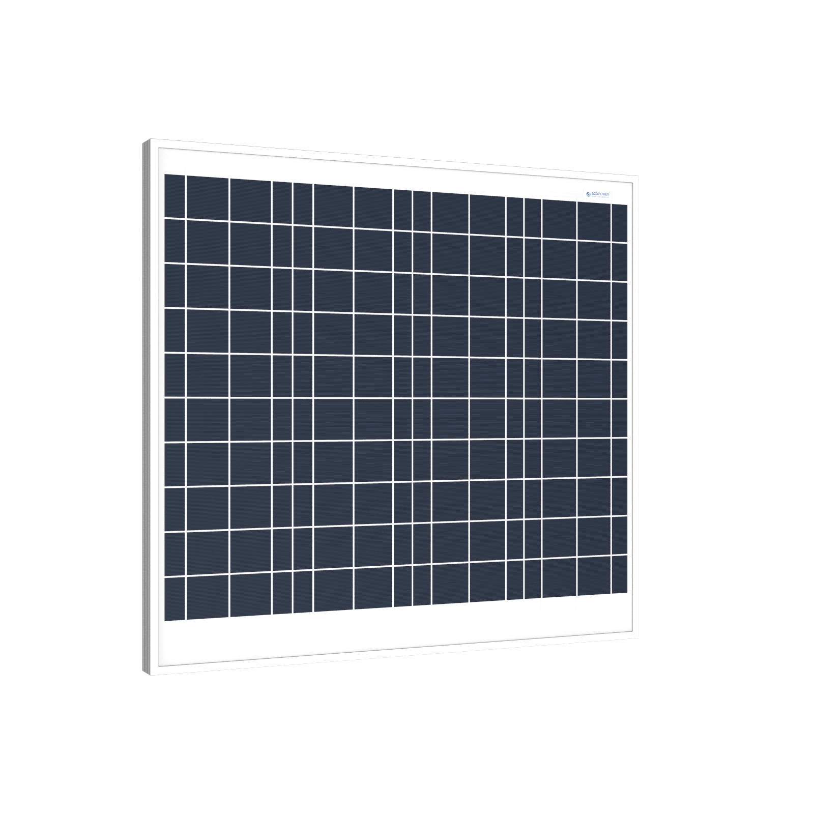 ACOPOWER 60 Watts Poly Solar Panel, 12V