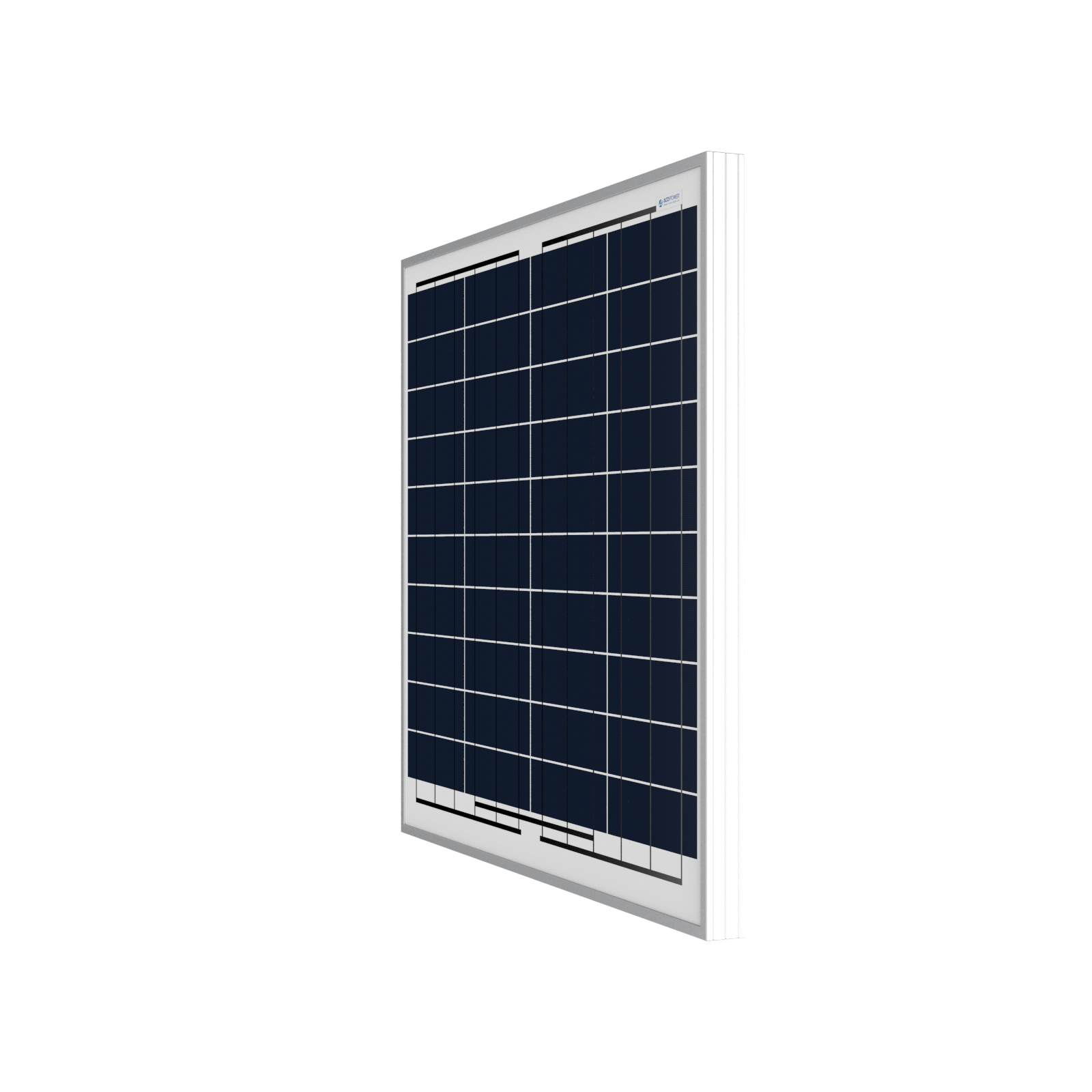 ACOPOWER 60 Watts Poly Solar Panel, 12V