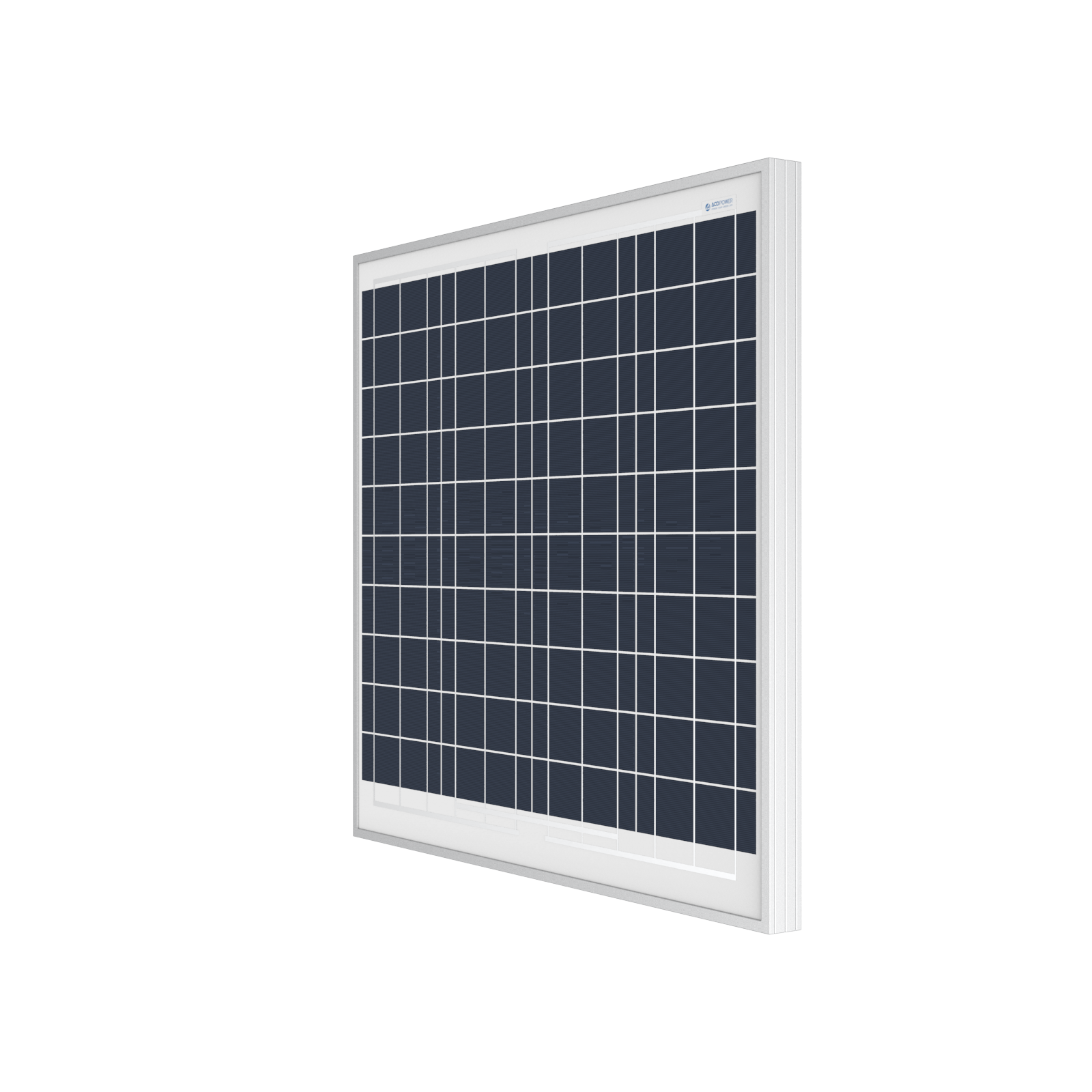 ACOPOWER 60 Watts Poly Solar Panel, 12V