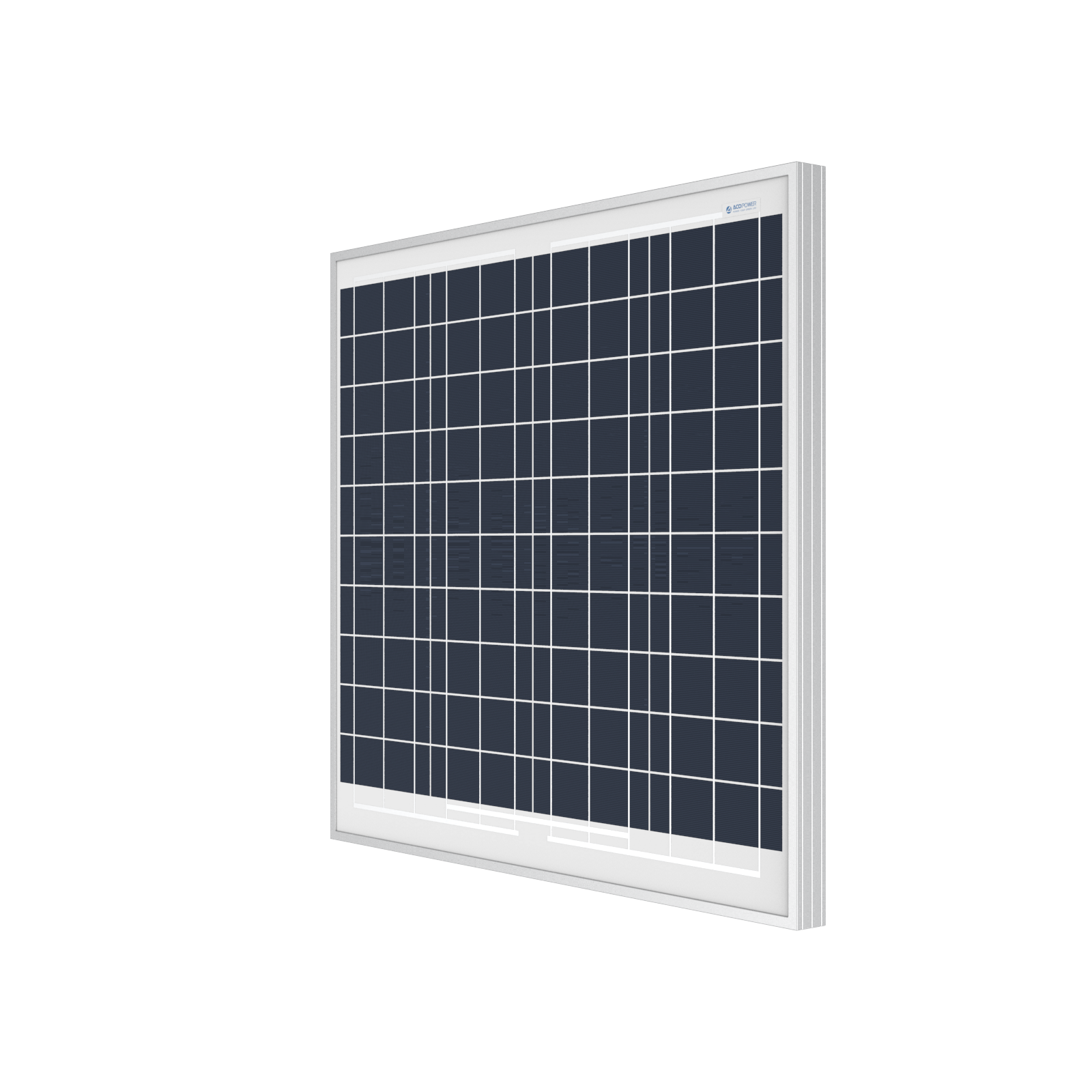 ACOPOWER 60 Watts Poly Solar Panel, 12V