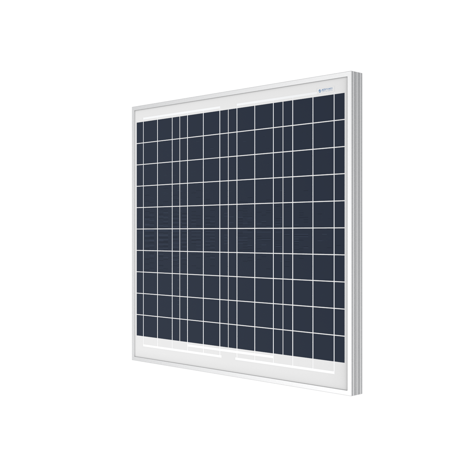 ACOPOWER 60 Watts Poly Solar Panel, 12V